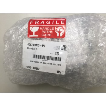 AMAT 1200-00362 CONTACTOR 3P 30A 24VDC COIL 4NC